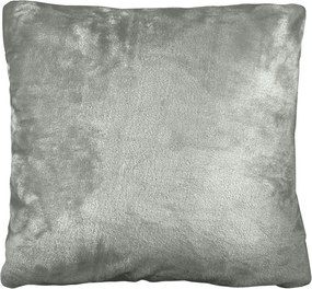 Polášek Poťah na vankúš z mikroplyšu - Svetlošedá | 40 x 40 cm