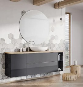 Elita ElitStone, pultová doska 80x46x2,8 cm MDF HG PCV, biela lesklá, ELT-166892