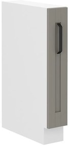 Kuchynská skrinka Luna claygrey/biela 15D Cargo BB