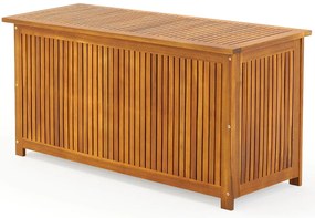 Casaria Drevený úložný box ACACIA, 117x50x59cm, prírodná hnedá