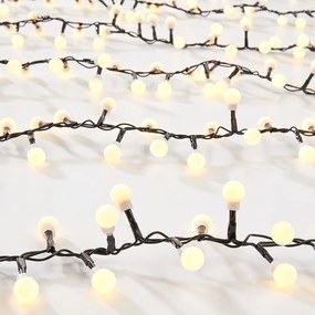 WHITE BULBS Svetelná reťaz vonkajšie mini žiarovky 300 svetiel