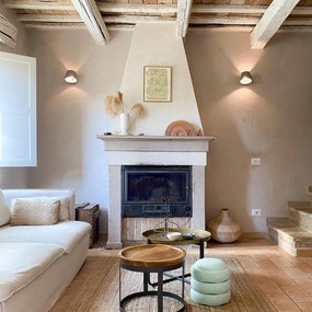 Priemyselná nástenná lampa betón - Cup