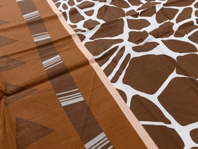 Obliečky z Renforcé bavlny EBONY hnedé Rozmer obliečky: 2 ks 80 x 80 cm | 200 x 220 cm