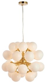 Endon 76499 - Luster na lanku OSCAR 28xG9/18W/230V zlatý