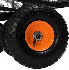 Záhradný vozík na nafukovacích kolesách 220 l / 350 kg