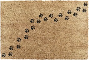 Rohožka z kokosového vlákna 40x60 cm Paw Prints – Artsy Doormats