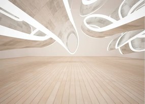 Manufakturer -  Tapeta abstract 3D room
