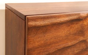 Závesný TV stolík Scorpion 200 cm z mangového dreva