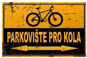 Ceduľa Parkoviště pro kola