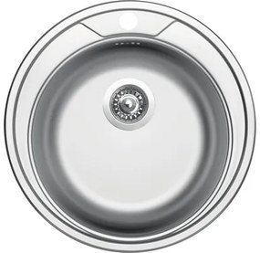 Nerezový drez Sinks Round 510V 0,6 mm matný