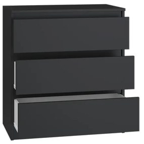 Komoda Musecalo 1 (čierna). Akcia -25%. Vlastná spoľahlivá doprava až k Vám domov. 1132782