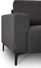 Antracitová ženilková rohová pohovka (pravý roh/do L) Fabian – Scandic