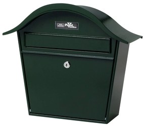 Zelená poštová schránka Holiday 5842 z ocele