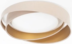 LED stmievateľné stropné svietidlo SM. GALAXY M. LED/24W/230V pr. 55 cm béžová/zlatá + DO
