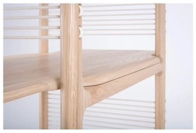 Knižnica z masívneho dubového dreva Gazzda Muse, výška 216 cm