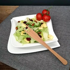 AMADEA Drevená vidlička, masívne drevo, dĺžka 25 cm