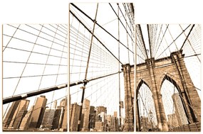 Obraz na plátne - Manhattan Bridge 1925FC (105x70 cm)