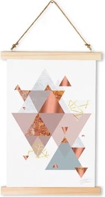 Závesné plátno na stenu Supposed Head 2nd Motif / Dan Johannson