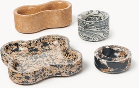 Dekoračné misky z technického mramoru Elara, 4 ks