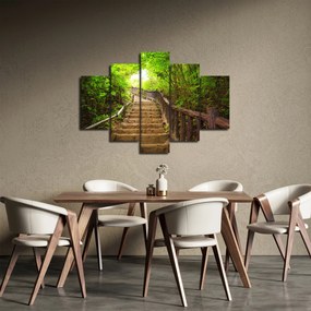 Obraz - Schody v prírode (150x105 cm)