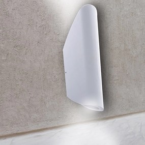 EUlight Exteriérové nástenné LED svietidlo Brick, 1x LED 6w, biela