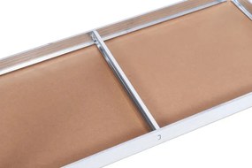 Regál 205x120x45 cm strieborný