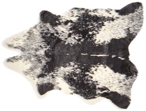 Koberec v imitácii hovädzej kože 60 x 90 cm čierny NAMBUNG Beliani