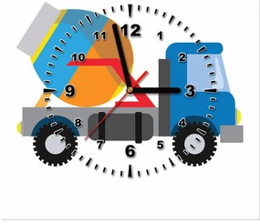 Gario Obraz s hodinami Domiešavač Rozmery: 40 x 40 cm
