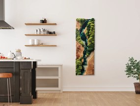 drevko |  Machový obraz Dotyk prírody (UV tlač)  30 x 90 cm
