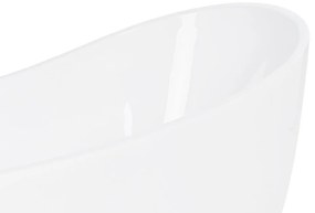 Voľne stojaca vaňa 170 x 77 cm biela ANTIGUA Beliani
