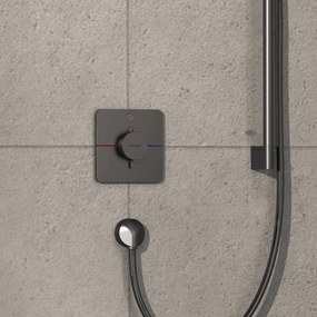 Hansgrohe ShowerSelect Comfort Q, termostat pod omietku pre 1 spotrebič, kartáčovaný čierny chróm, HAN-15581340