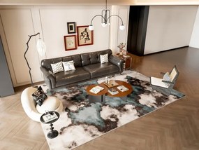 Koberec FD LIDA Primavera modrý / béžový