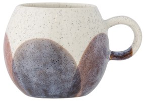 Bloomingville Kameninový hrnček Paula Brown/Cream 250 ml