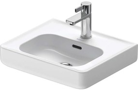 DURAVIT Soleil by Starck závesné umývadielko s otvorom, s prepadom, 450 x 380 mm, biela, 0744450000