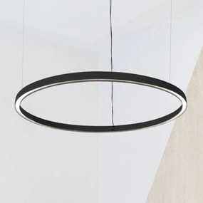 Luceplan Compendium Circle 110 cm, čierne