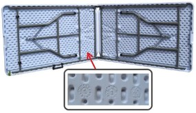 Cateringový stôl do záhrady rozkladací 180 cm