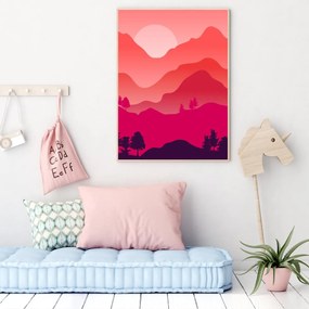 Plagát - Horská krajina (A4)