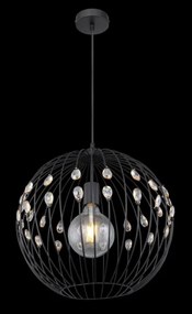Globo 16029H1 - Závesný luster na lanku HANAKO 1xE27/60W/230V priemer 40 cm