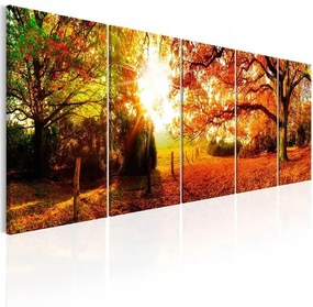 Obraz - Enchanting Autumn Veľkosť: 200x80, Verzia: Premium Print