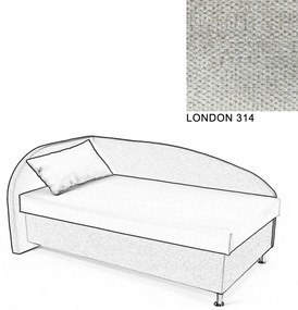 AVA NAVI, ĽAVÁ 120x200 Varianta: LONDON 314