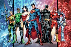 Umelecká tlač Justice League - United