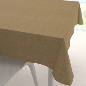 Biante Dekoračný štvorcový obrus PML-121 Zlatohnedá režná 140x140 cm