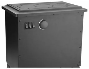 Extol - LED Elektrický krb s vykurovaním LED/1800W/230V 40,6x35,5 cm