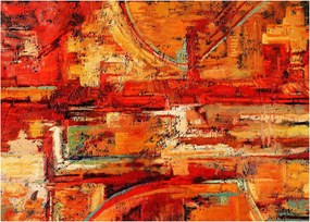 Sklenený obraz nástennej maľby (70x50 cm)