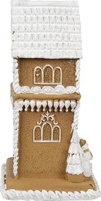 Svietiaca perníková chalúpka Gingerbread House - 8*8*15 cm