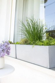 Hrantík FLOBO, sklolaminát, šírka 60 cm, betón - design