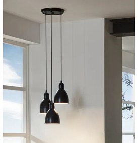 Eglo 49465 - Luster PRIDDY 3xE27/60W/230V