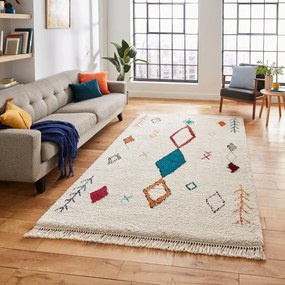 Béžový koberec 170x120 cm Boho - Think Rugs