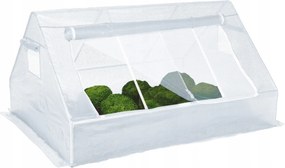 Garden Line Malý biely záhradný skleník/foliovník 180 x 140 x V94 cm