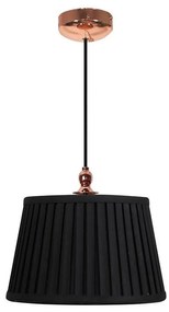 Luster na lanku AMORE 1xE27/60W/230V čierna